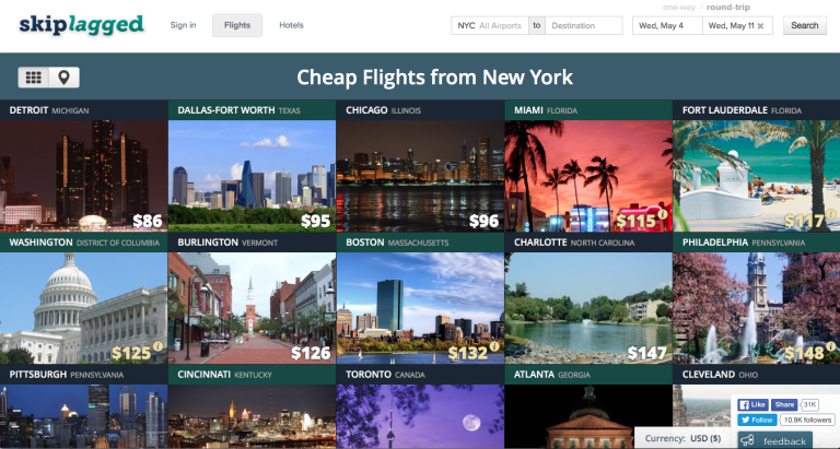 5 best sites for finding cheap flights without a defined destination 5