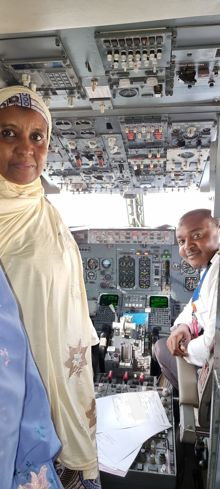 A day Ive looked forward to Nigerian pilot celebrates as he flies his mother for the first time