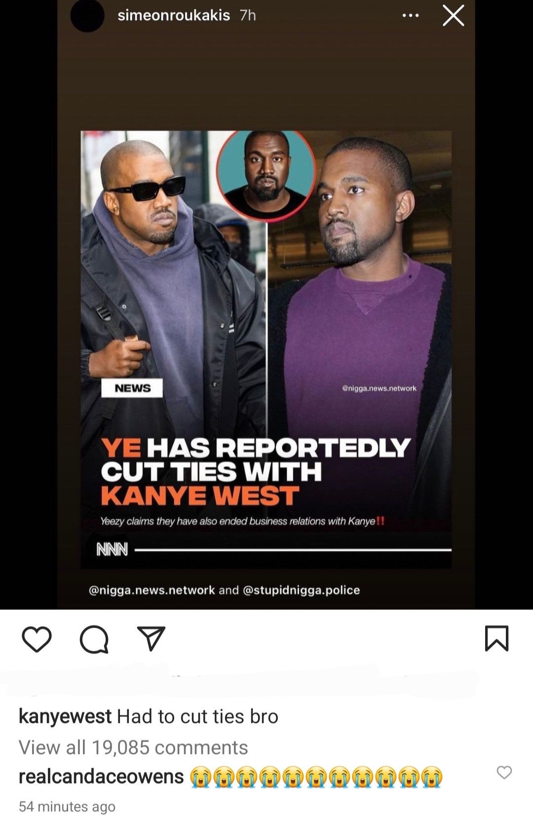 "I lost 2 billion in one day and I'm still alive" Kanye West speaks about brands cutting ties with him as he jokes that he has cut ties with himself too