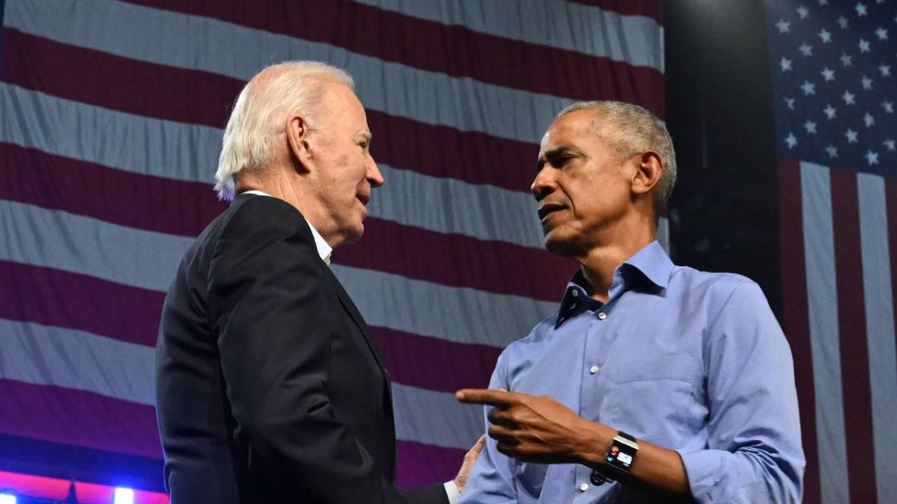 Barak Obama and Joe Biden