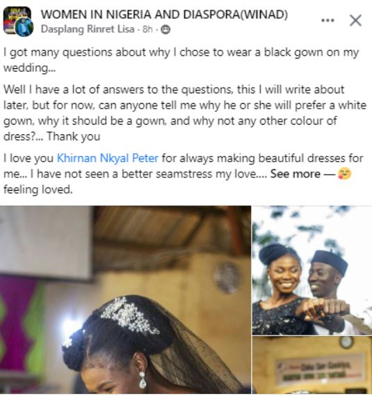 1670689024 902 Viral Photos Of Nigerian Bride Who Rocked A Black Dress