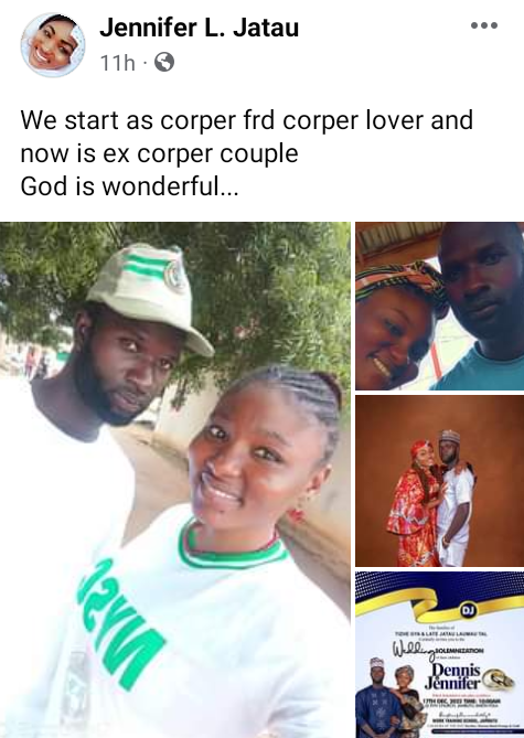 Couple who met during NYSC set to wed Photos.webp