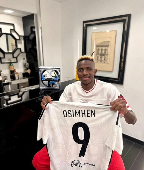 See How FIFA Honoured Victor Osimhen Following His Performance For
